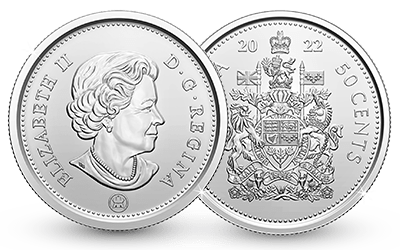 Half Dollar Munt Queen Elizabeth II